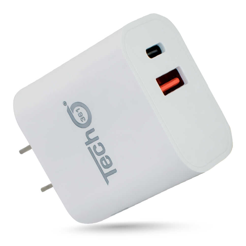 Type-C & USB-A 2 Port Wall Charger