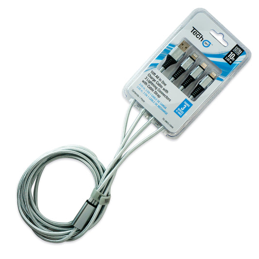 Cable Lightning® todo en uno de 10 pies, con correa