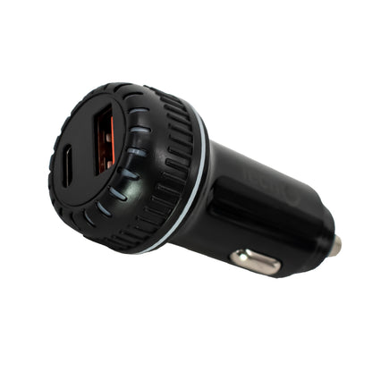 Type-C & USB-A 2 Port Car Charger