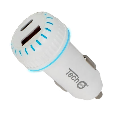 Type-C & USB-A 2 Port Car Charger