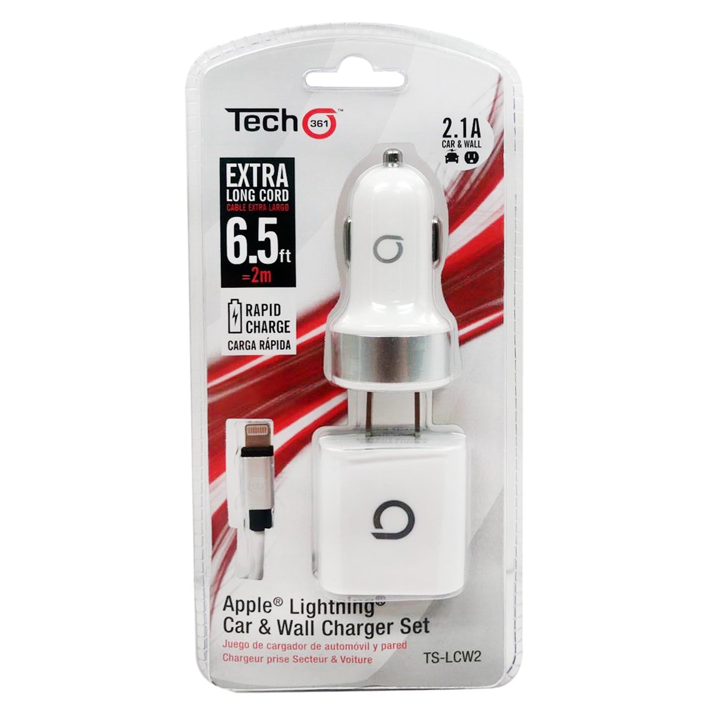 Apple Lightning 2-port Car and Wall Charger Set