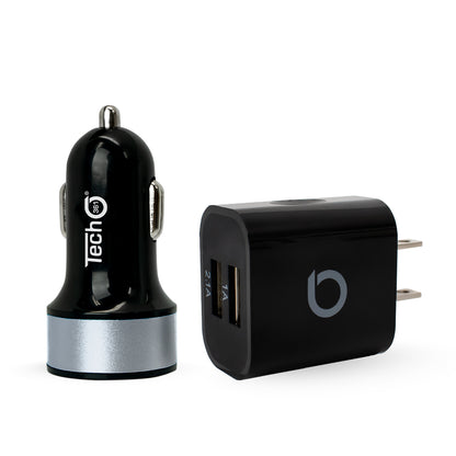 Apple Lightning 2-port Car and Wall Charger Set